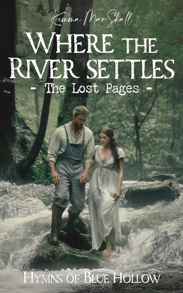 Book 2: Where the River Settles The official book cover for Where the River Settles, the second book in the Hymns of Blue Hollow series.